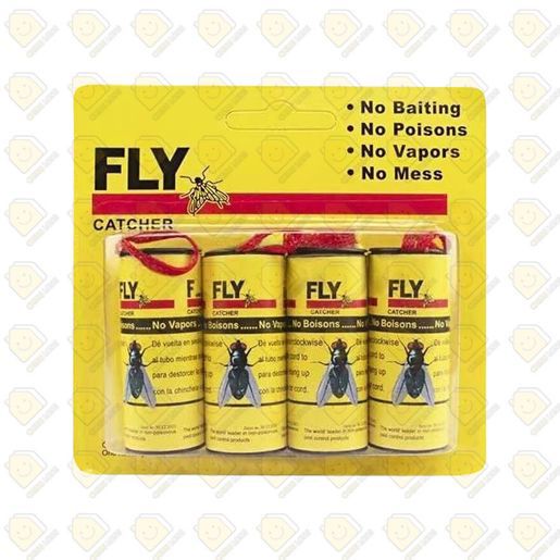 Traditional fly paper/fly glue paper (4 rolls)